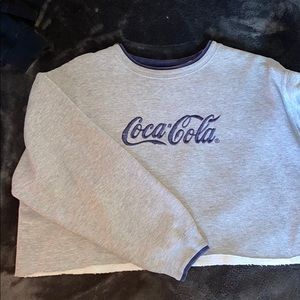 Vintage Coca-Cola ware cropped crewneck